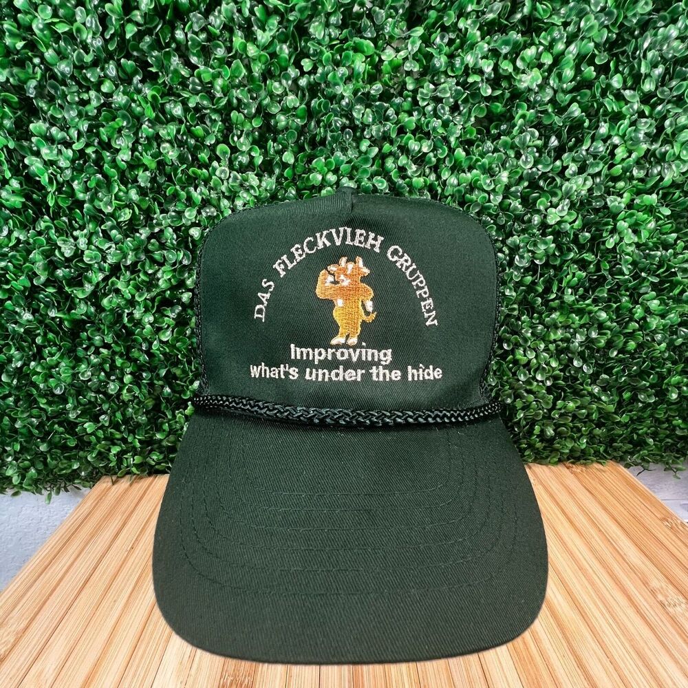 Rare Vintage Otto Improving Whats Under The Hide Adult Trucker Hat Cap